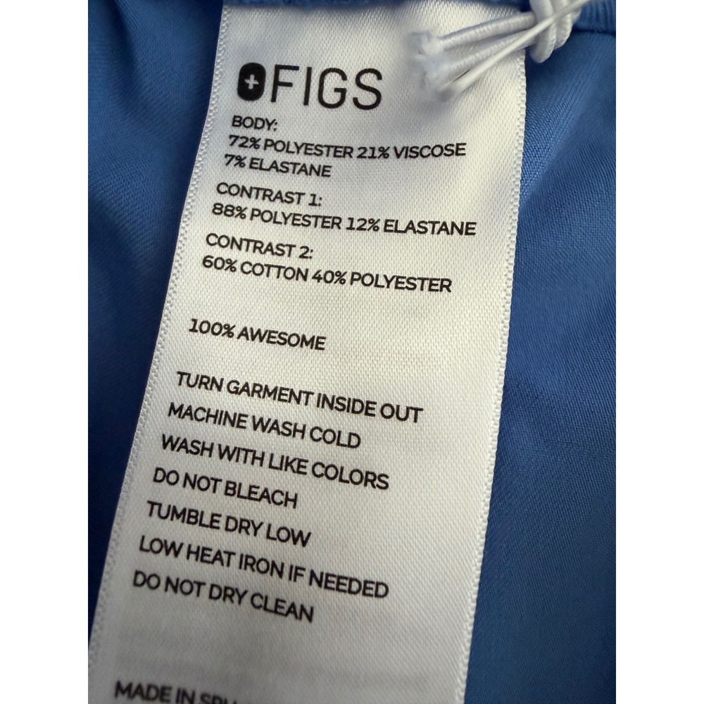 FIGS High Waisted Zamora Tall Yoga Jogger Scrub Pants Blue W22SW2012T Small Tall - Picture 6 of 11